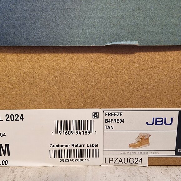 JBU Womens Freeze Round Toe B Tan 6M -A024 - Picture 10 of 10